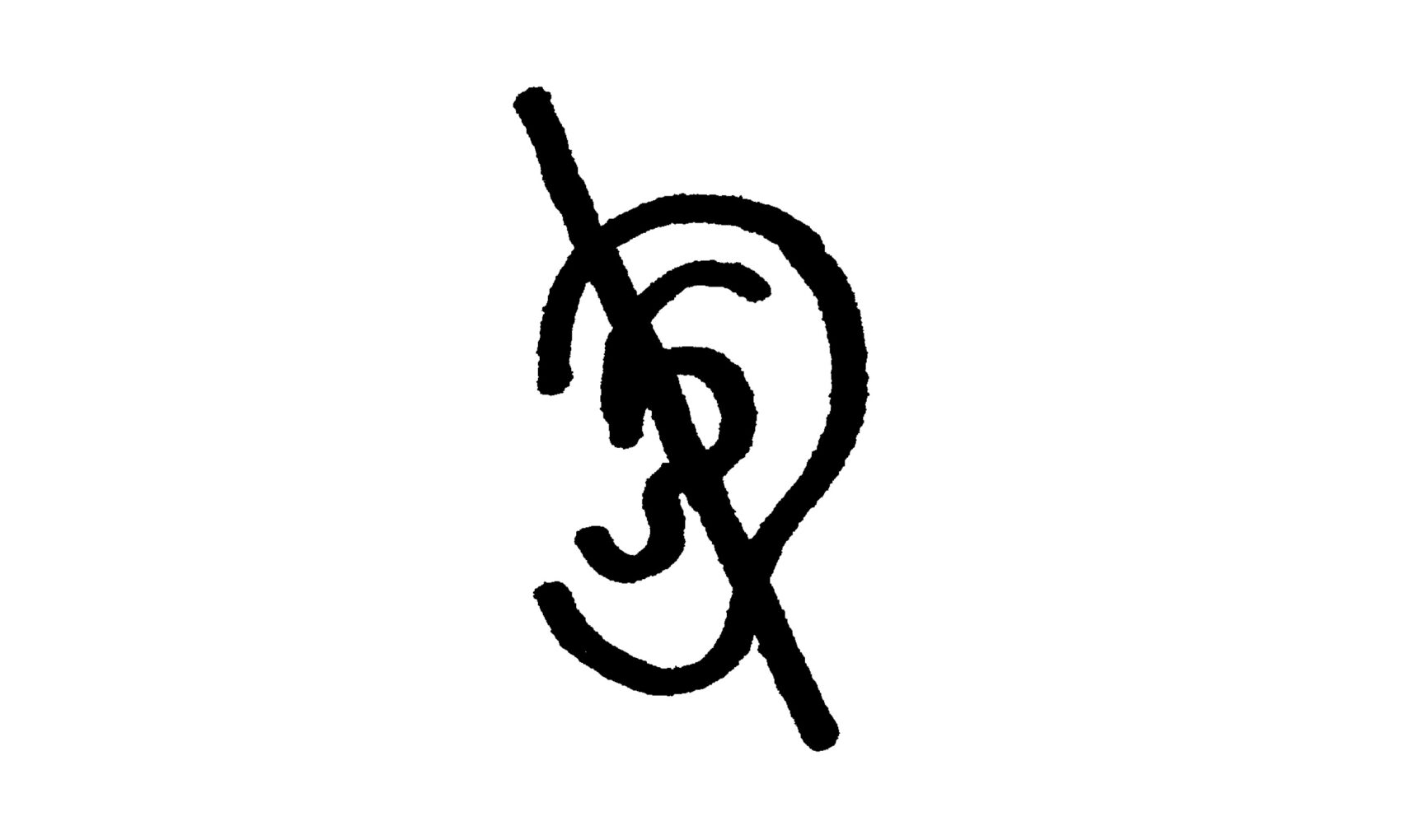 Pictogramme spectateur sourds et malentendants