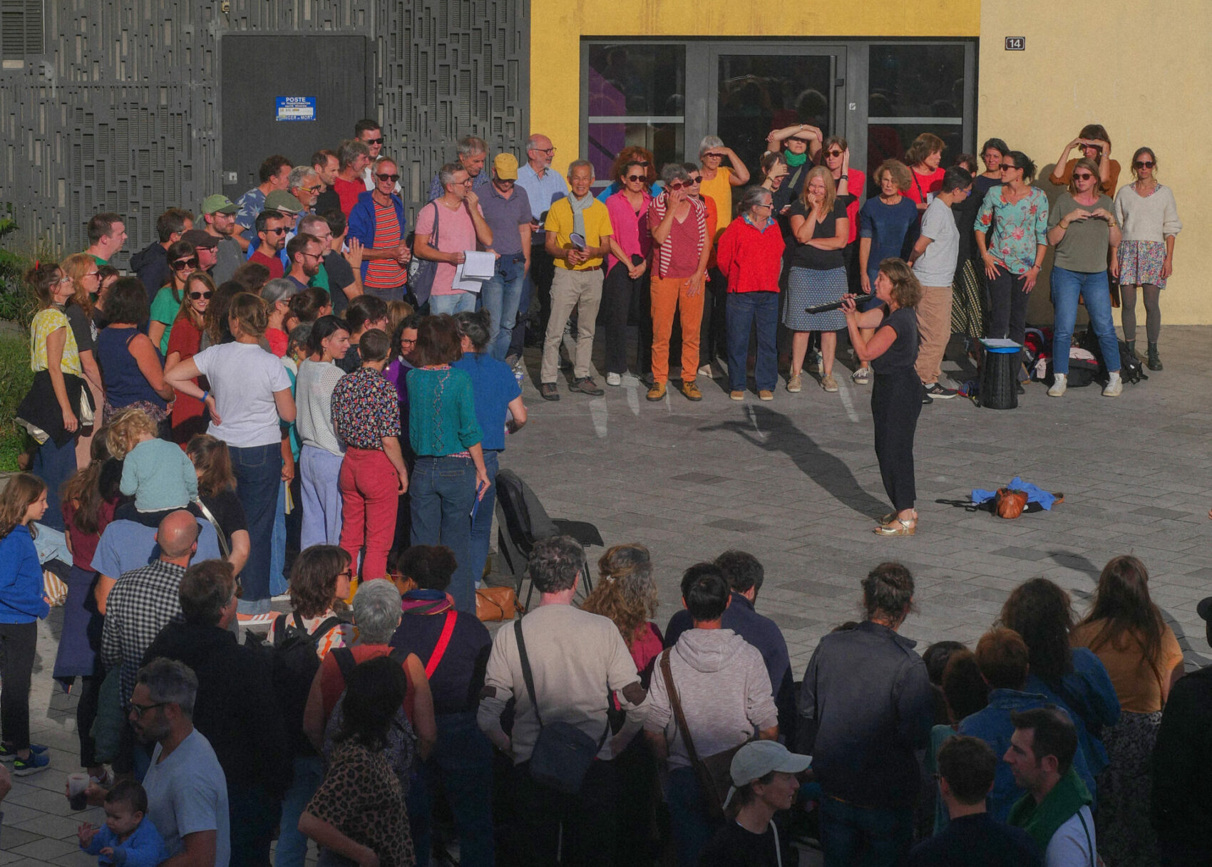 Photo de la chorale lors de l'ouverture de saison le 20 septembre